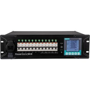 Krachtverdeler 32a incl. kist 9x 230v + 1x Multipin H16 (per stuk afgezekerd)