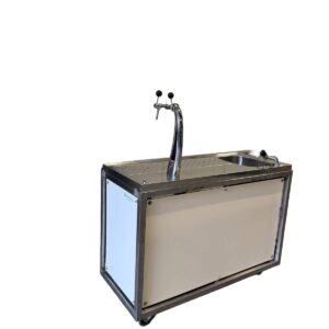 Tap- spoelbuffet 2kr. 130x50cm