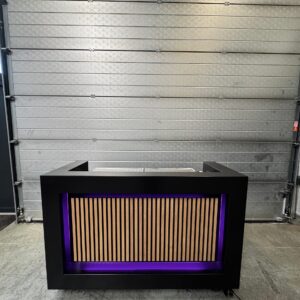 Cocktailbar zwart (incl. lekbladen)