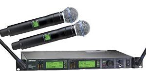 Shure UR4D incl. 2x beta 58 draadloze microfoon (Duo)