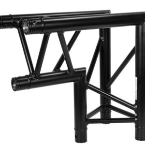 Truss hoekstuk 90° driehoek zwart