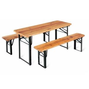 Kinder Banken set (1x tafel 110x40cm 2x bank)