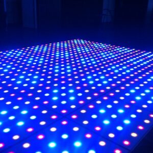 Led Dansvloer 25pixel Basic per m2. Hoogte: 4cm