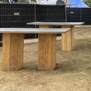 Steigerhout Statafel 210x90cm (±15pers. per tafel)