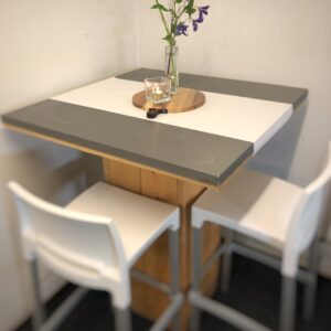 Vaasje voor bloemen vierkant 20cm