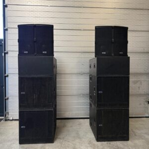 RCF TT-set dubbel (4x sub, 4x top)