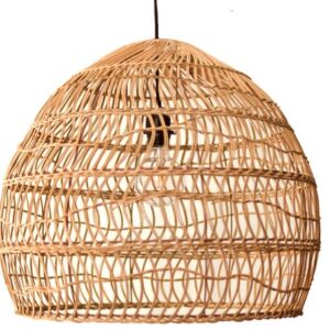 Rotan hanglamp diam 60cm, 4w led