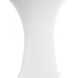 Statafel rok stretch met topcover Wit (exclusief statafel)