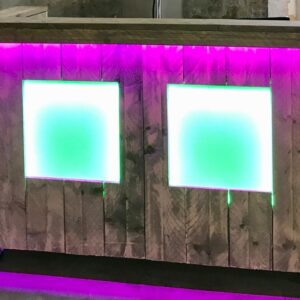 Dj booth steigerhout