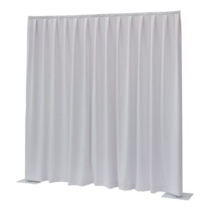 Pipe en drape WIT (hoogte max. 3m) per meter compleet incl. doek
