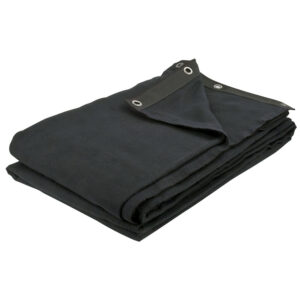 Backdrop doek black 6x3