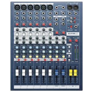 Soundcraft EPM6 6-kanaals analoge mixer