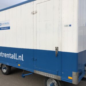 Toiletwagen TW4 , gescheiden ingang (2x dames 1x heren+ goot) (max. 200 pers.)